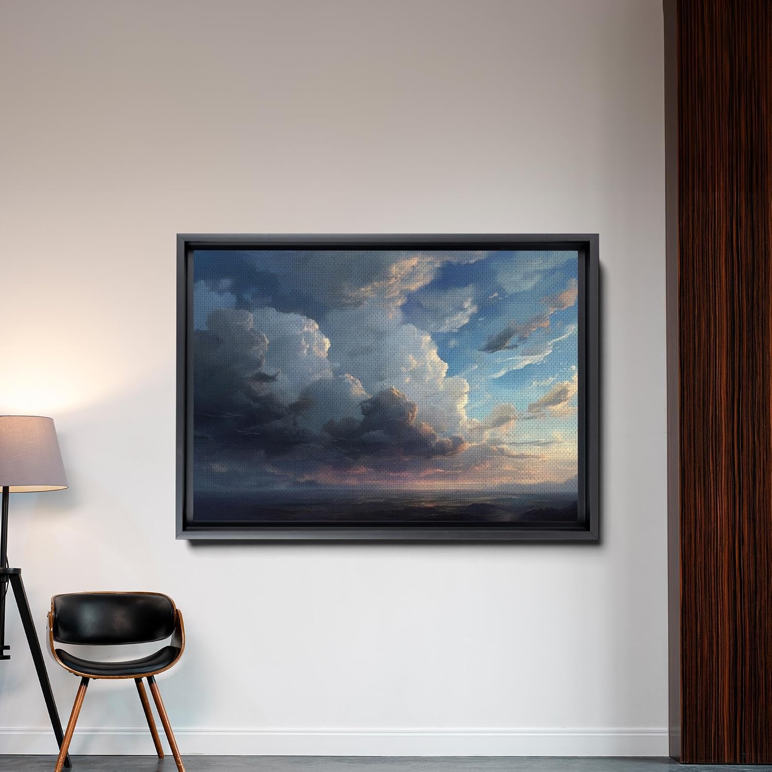 Canvas Print Cloud print abstract art Modern art Cloud art Abstract home decor Landscape Print Contemporary art trending art Wall Art, Decor image 2