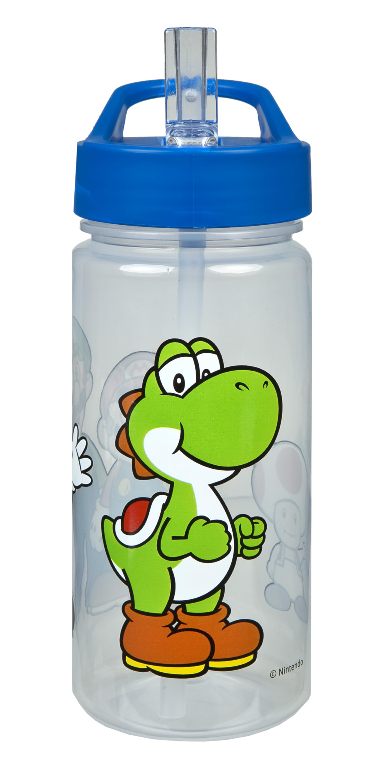 Scooli - Set de Regalo de vajilla para niños Super Mario - Set Compuesto por Fiambrera y biberón - Ideal para el Colegio o la guardería - a Partir de 4 años - de plástico - sin BPA