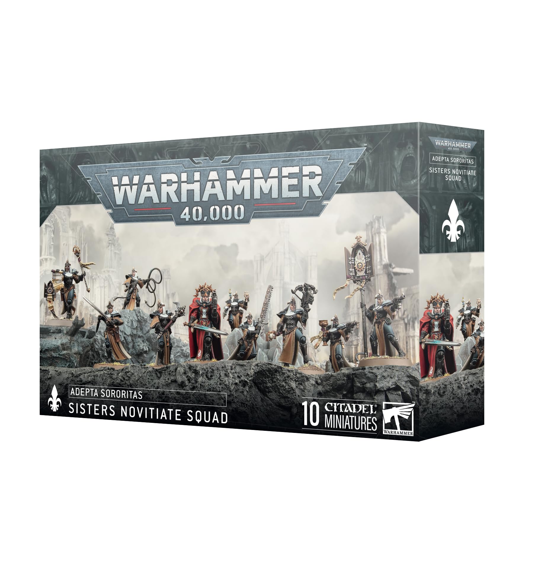 Games Workshop Sisters Novitiate Squadron – 10 Kunststoffminiaturen für Warhammer 40.000
