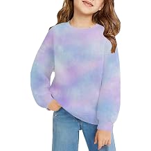 Cute Sweatshirt for Teens Girls Tie Dye Pullover Top Kids School Preppy Sweatshirts Trendy Long Sleeve Oversized Hoodie