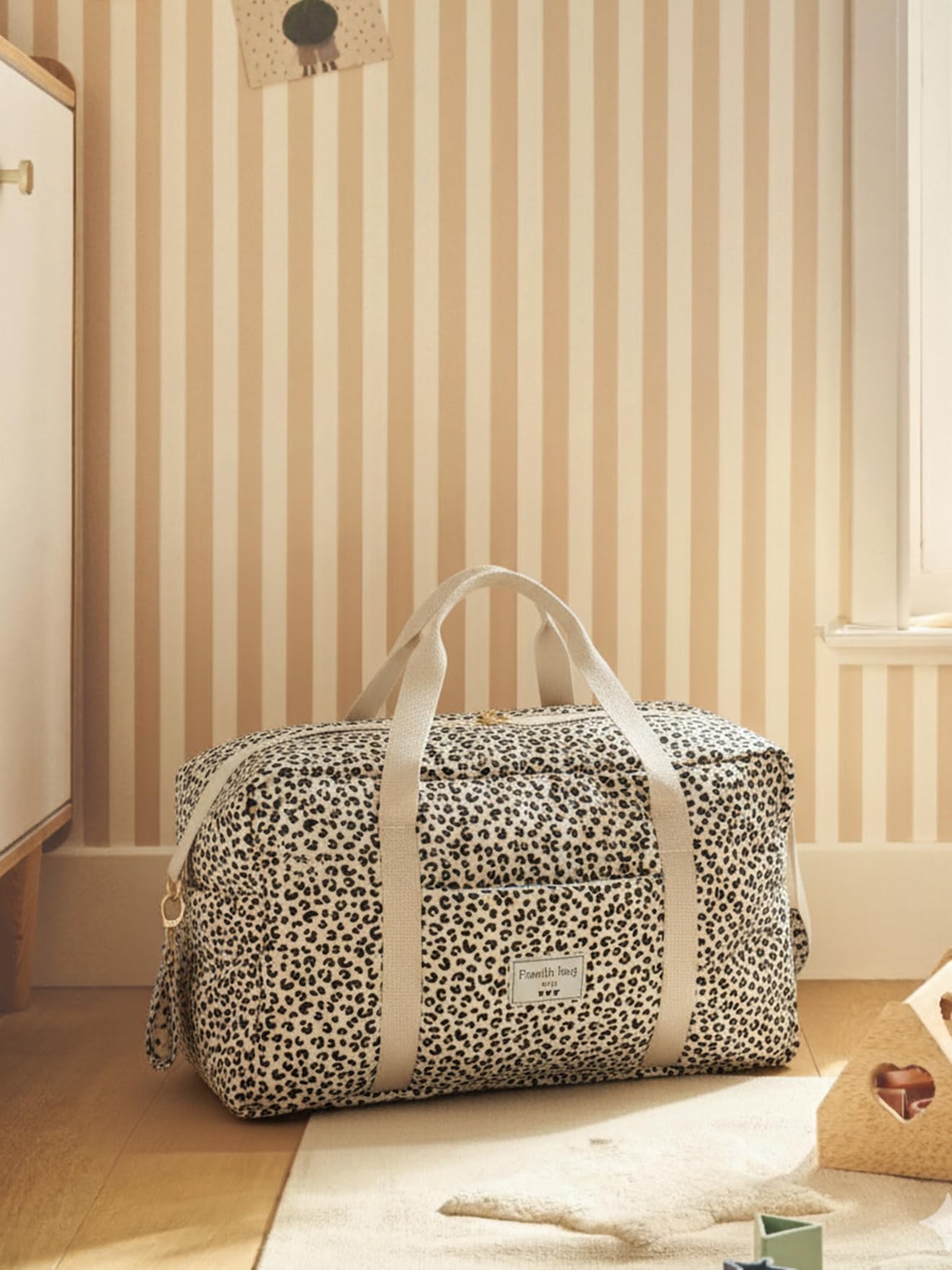 VERTBAUDET Sac à Langer Catalina Beige imprimé