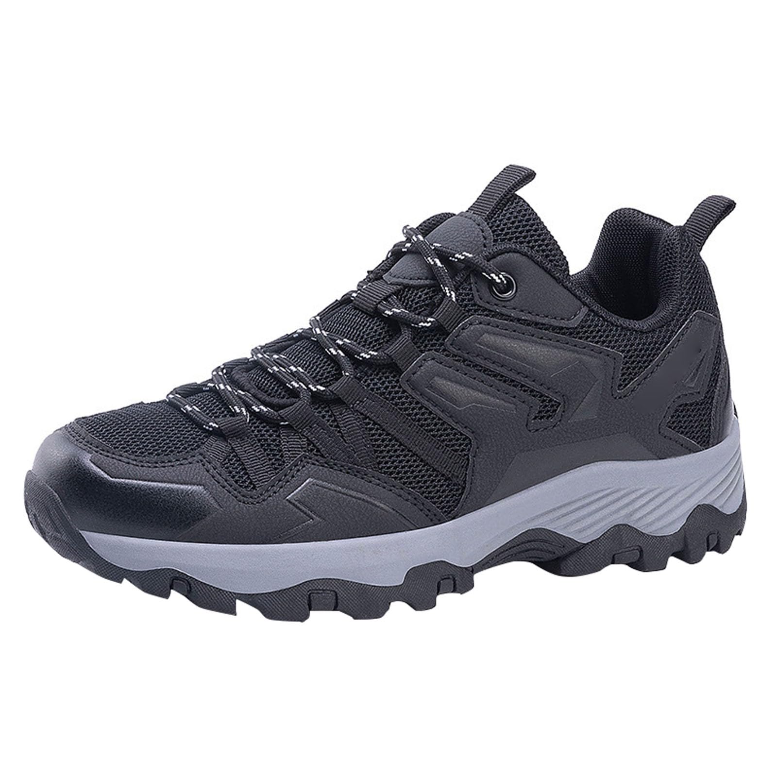 Generisch Wanderschuhe Herren Leicht Luftig Outdoorschuhe Mesh Atmungsaktiv