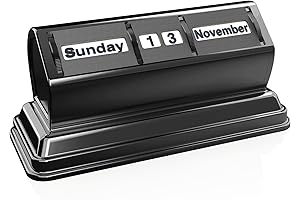 Luxury Perpetual Desk Calendar | Perfect Wedding, Anniversary & Home Office Decor