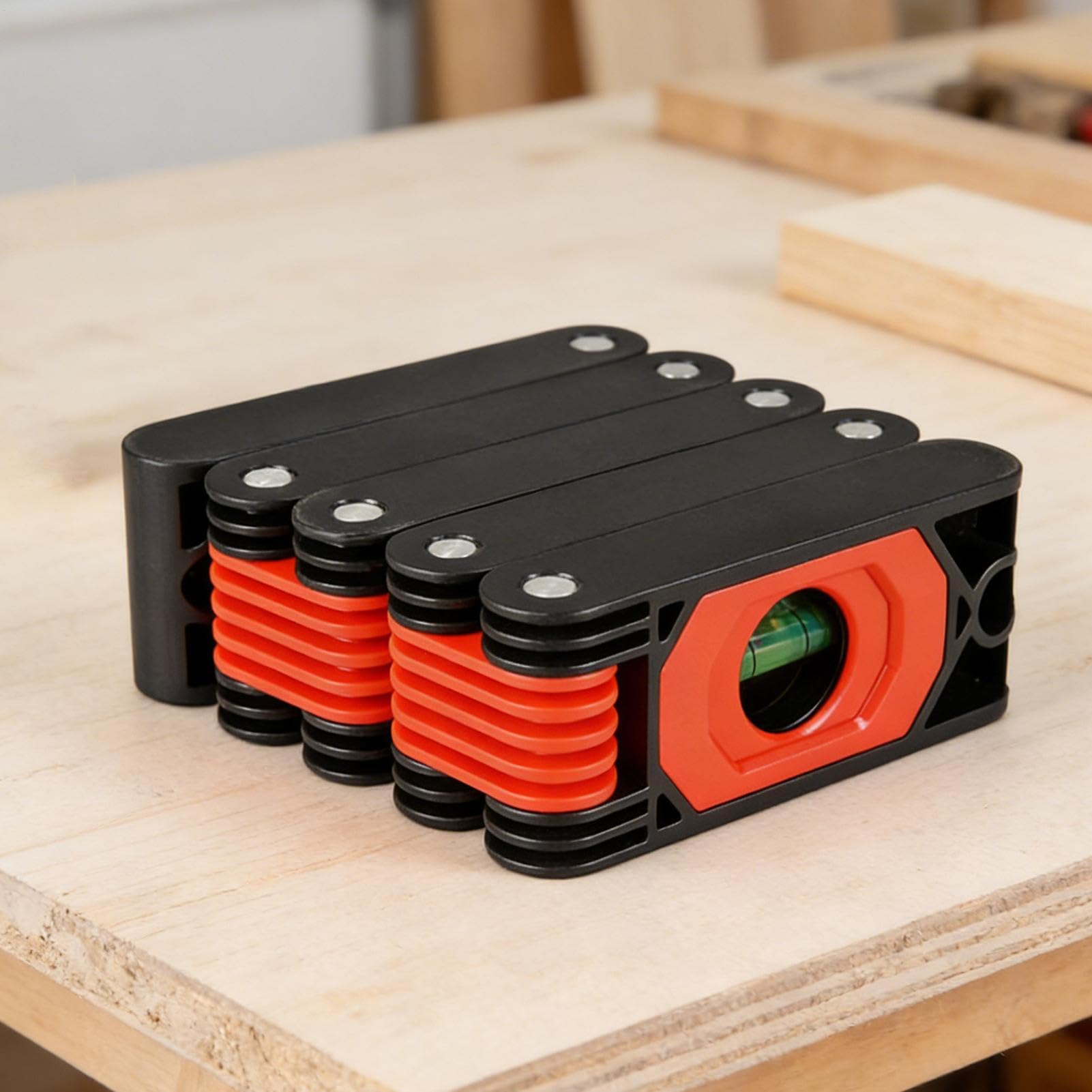 Outil de Nivellement Niveau à bulle magnétique pliant compact | Outils de mesure pour menuiserie Pour menuiserie, bricolage, construction, installation, tableaux, , escaliers, pelouse,