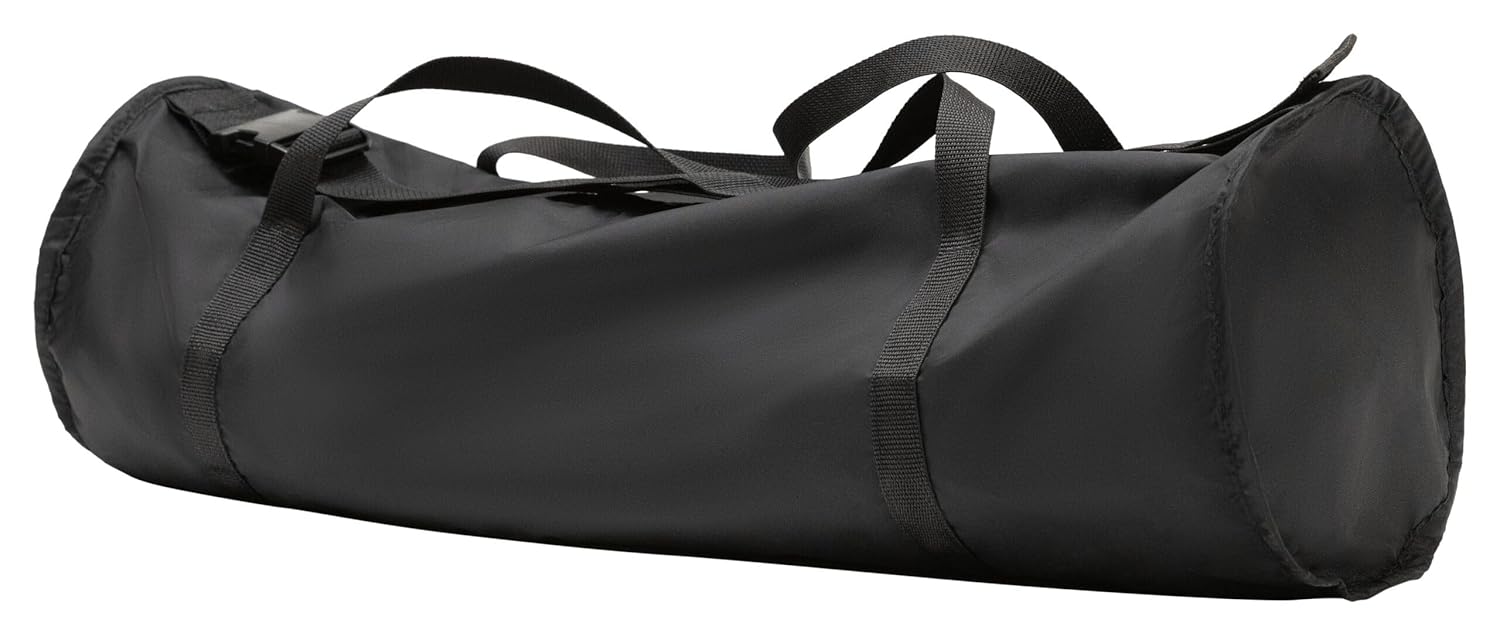 ATTENUTECHUSA QuickShip Lead Apron Travel Bag with Roll-Protect Tube - Rugged Nylon, Latex-Free Black Carrier for Radiologists