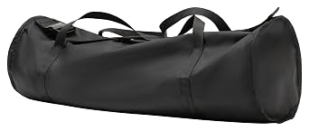 QuickShip Lead Apron Travel Bag Roll-Protect Tube - Reinforced Handle - Adjustable Shoulder Strap - Rugged Nylon - Latex-Free - Black - 1 Pack