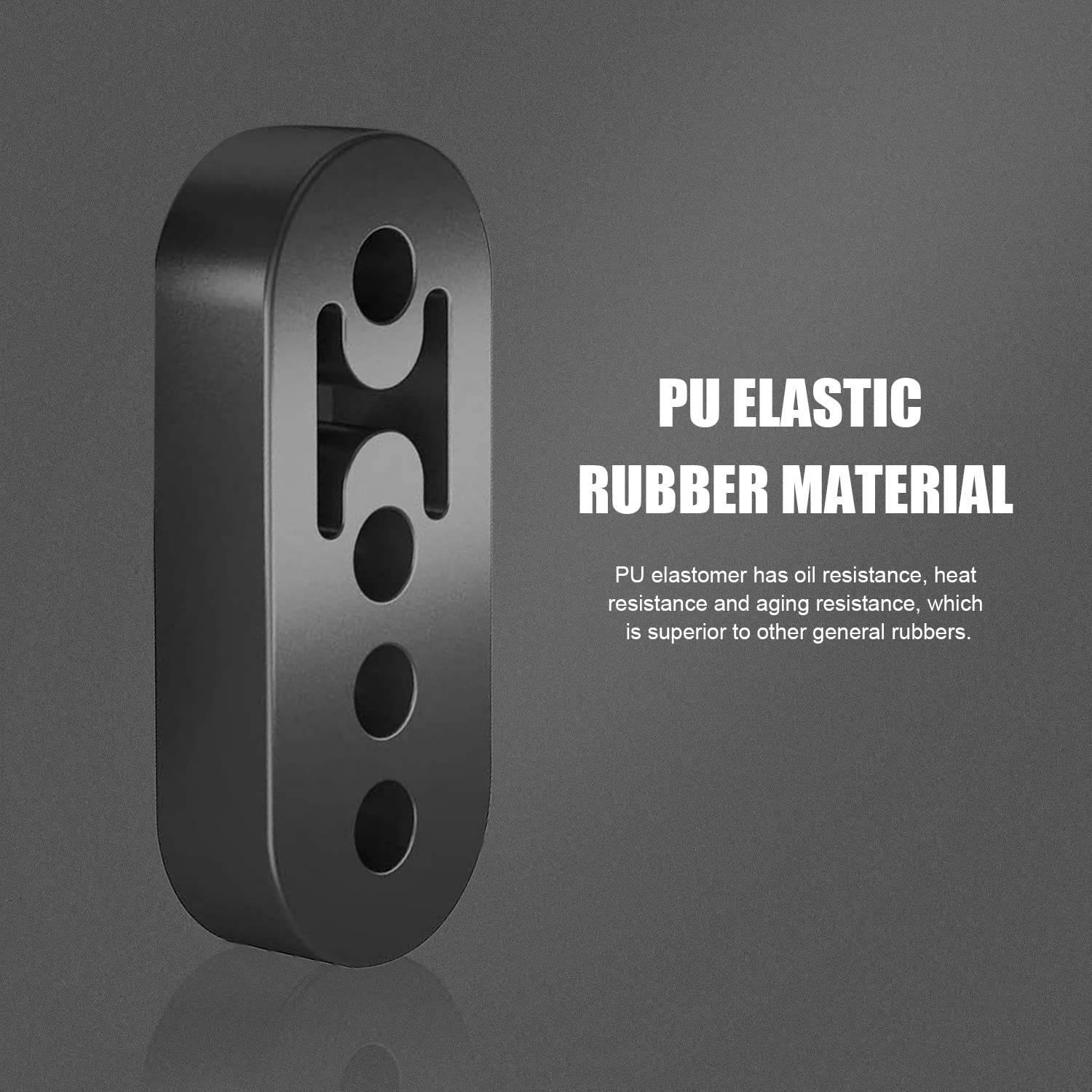 Gancio Di Scarico Auto 2 Pezzi - Supporto Universale A 4 Fori, Per Marmitte, Nero - Foto 6