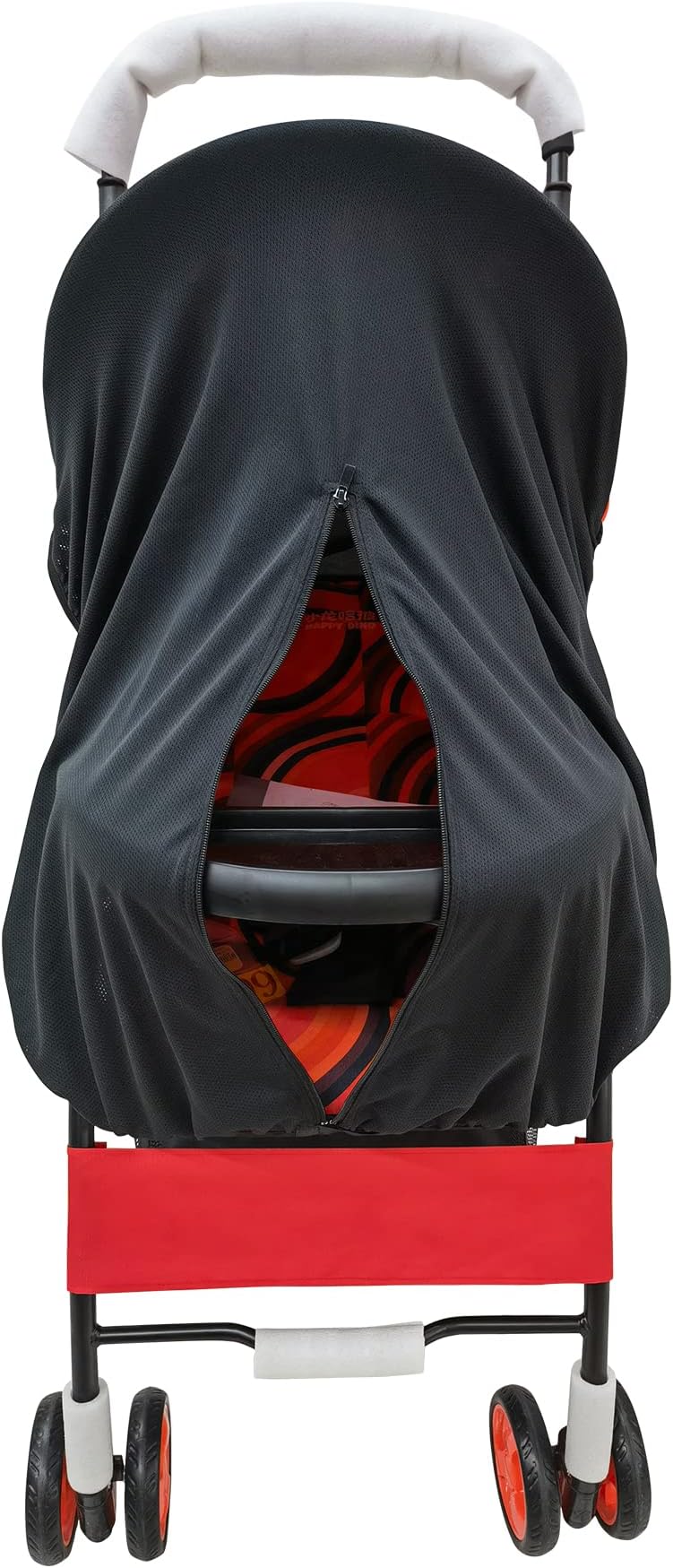 Sun Shade for Strollers, UV Sun and Sleep Shade Universal Fit for Baby Strollers, Blackout Stroller Cover, Breathable and Stops 99% of The Sun's Rays (UPF50+) Black