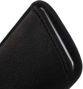Waterproof and Shockproof Neoprene Sock Cover for Device Nokia E72 - Black