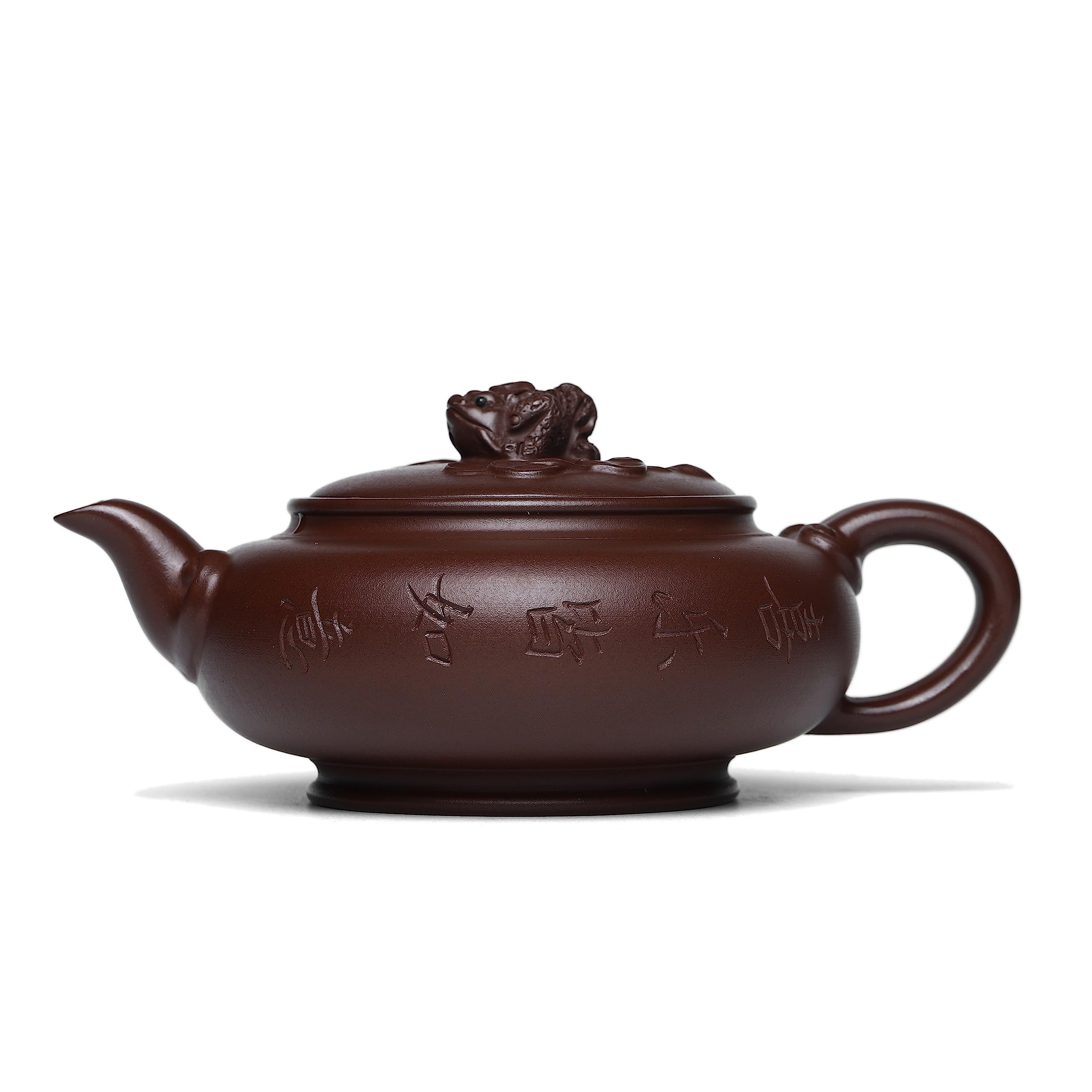 Théière Zisha Yixing en argile violette de 283,5 g pour infusion Kung Fu
