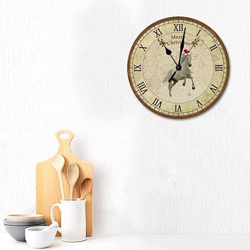 Miniatura 9 de Reloj de madera para regalo del día de San Valentín, 12 posiciones, hacer el amor, reloj redondo de granja, funciona con pilas, movimiento