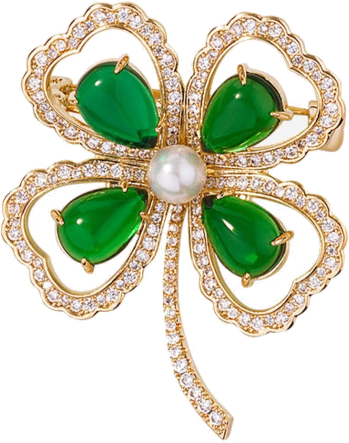 Broche Trèfle 4 Feuilles - France