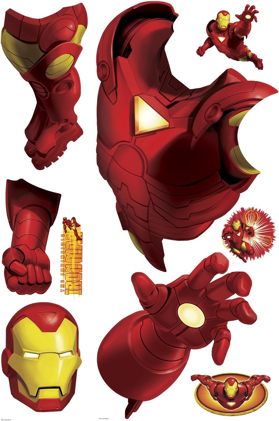RoomMates RMK1486GM Iron Man Peel & Stick Giant Wall Decal