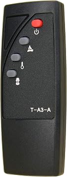 Replacement for Twin Star ClassicFlame Style Selections Fireplace Stove Heater Infrared Remote Control P71 73092/26DE9301-PC72 23WM1258 23EF023GRG 26EF023GRG 26EF023GRG-200 26EF023GRG-201 T-A3-A