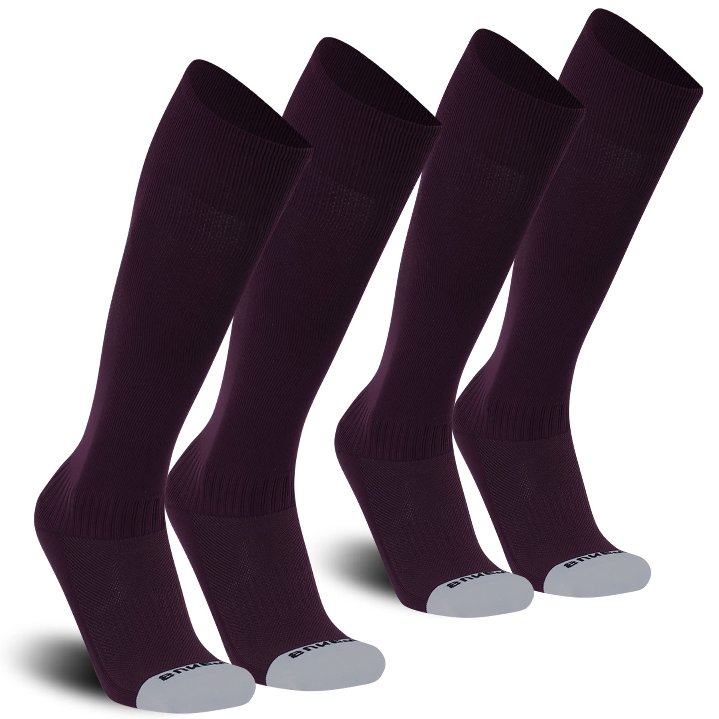 Sunew Baseball Socks,2/3 Pack Youth Adult Athletic Softball Football Volleyball Socks for Summer Soccer Camps 4 Size
