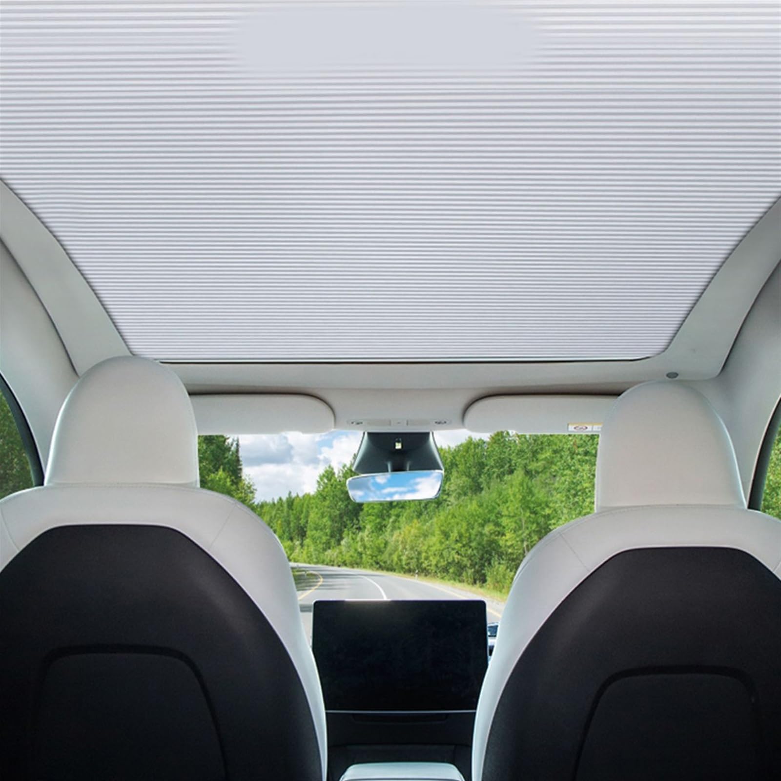 Set Tende Frangivista Per Tesla Model Y - 8 Pezzi Per Parabrezza E Finestrini, Ideale Per Campeggio E Privacy