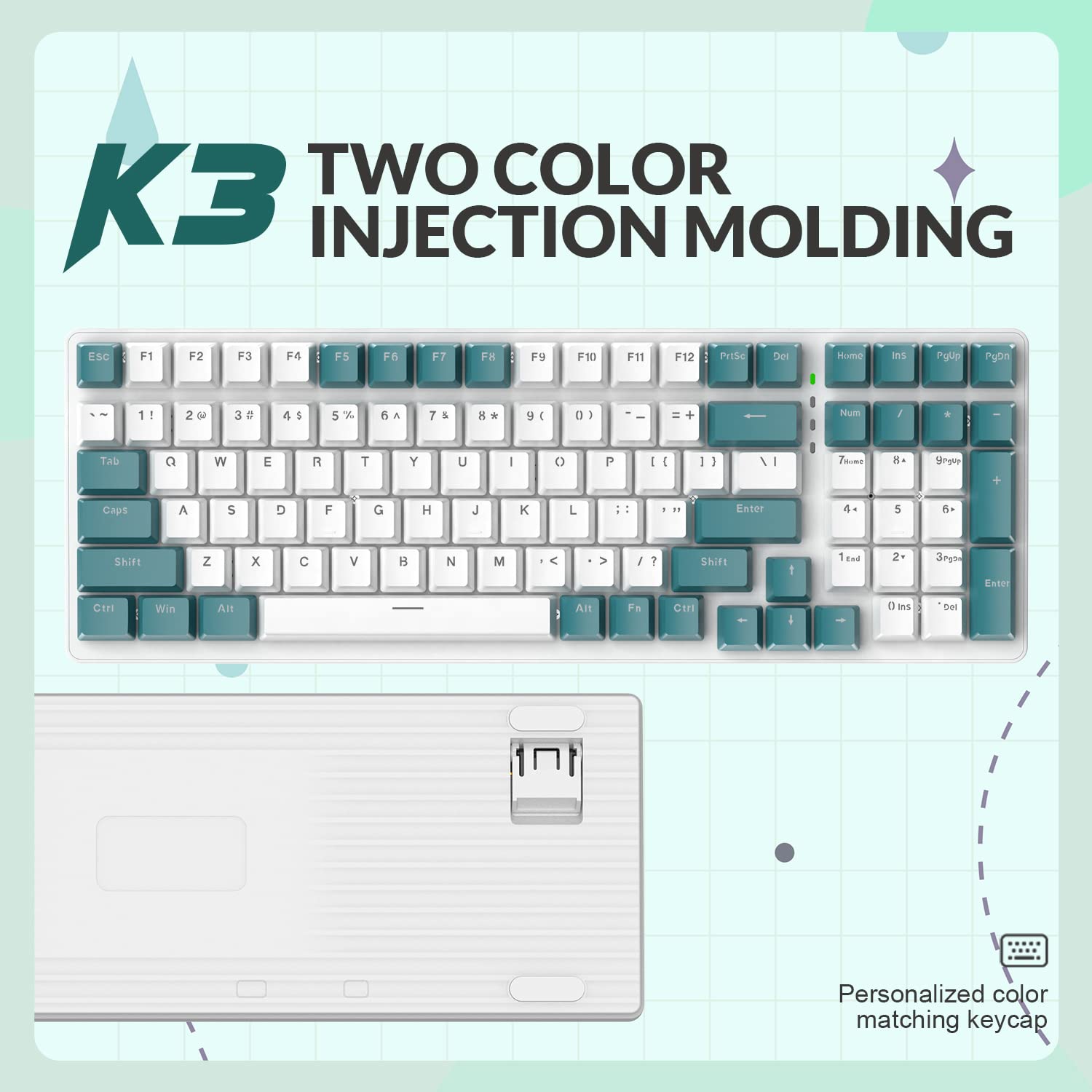 Logitech G Pro Mecha toetsenbord - GX Blue Clicky Switches, RGB verlichting
