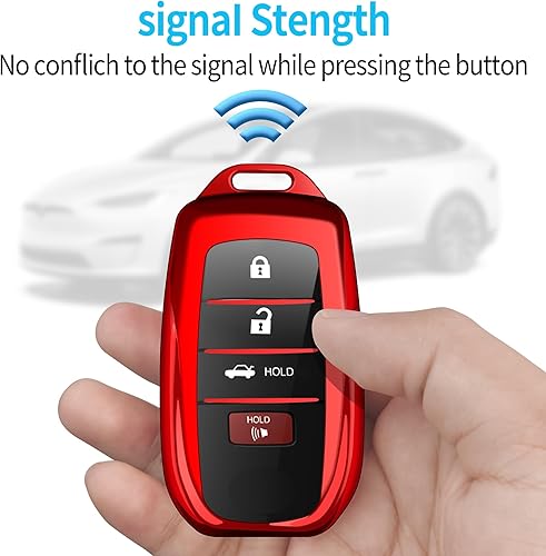 Miniatura 9 de Tukellen Funda protectora especial de TPU suave para llavero Toyota, compatible con Land Cruiser 2019-2022, Venza 2021-2022, RAV4 Prime, Hilux,