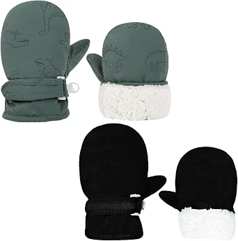 ENBAOHUI Baby Gloves Toddler Snow Glove Waterproof Mittens Fleece Lined Winter Warm Kids Snow Infant Ski Mitten