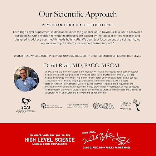 Miniatura 5 de High Level Omega 3, CoQ10 y vitamina E, soporte para el corazón, el cuerpo y la mente con aceite de pescado, coenzima Q10, cera de abeja y