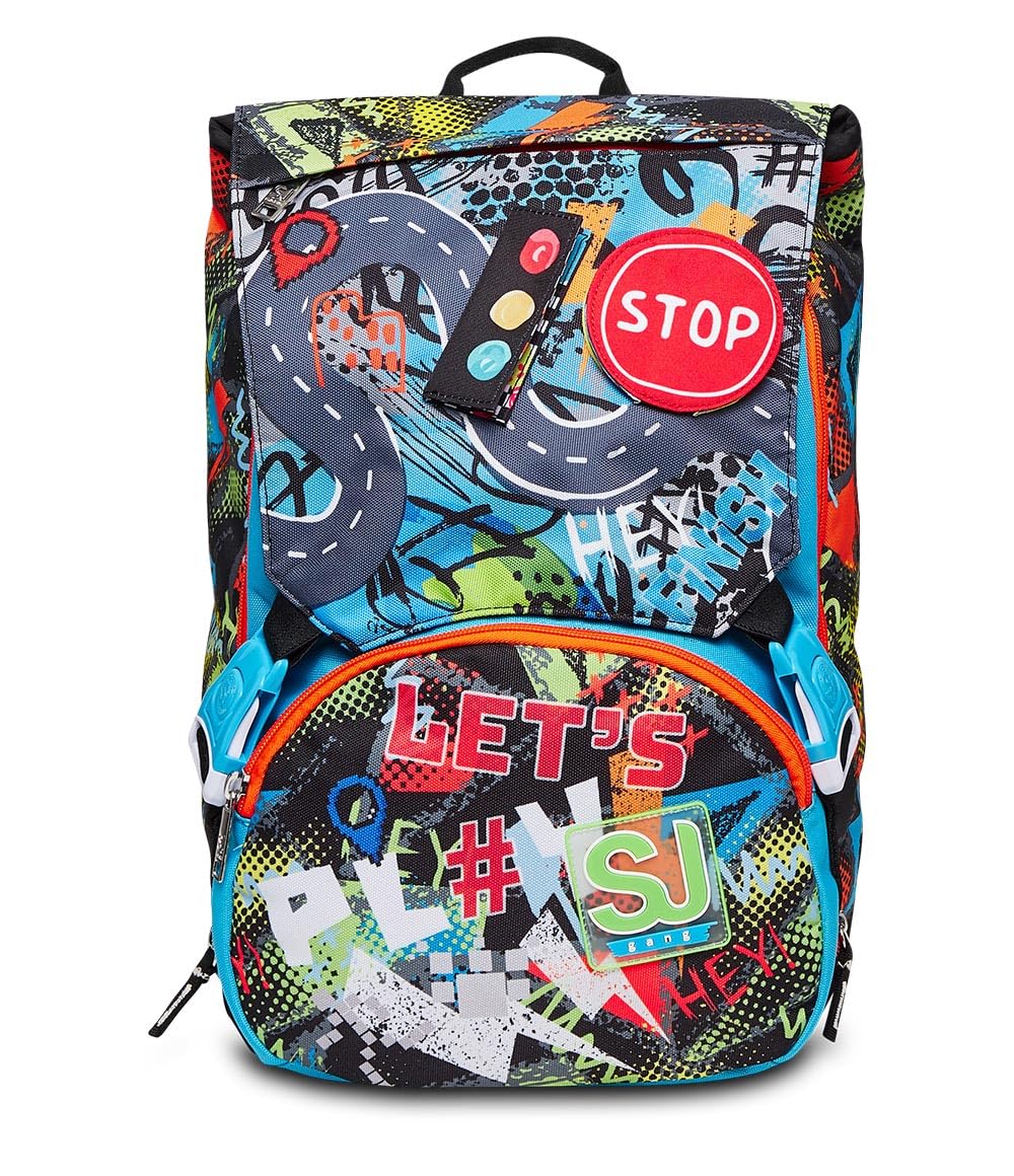 SJ Gang SDOPP.BIG BACKPACK, Orange, Taglia unica, School