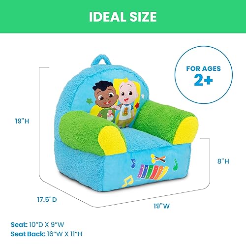 Miniatura 3 de Delta Children - Silla CoComelon Cozee Buddy para niños, color azul