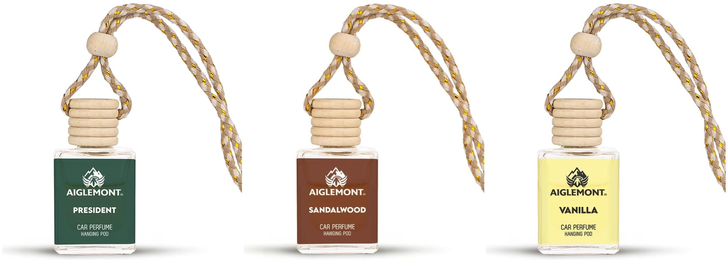 Car Perfumes combos | President, Sandalwood& Vanilla| Combo of 3 | 10 ml Each-image-46