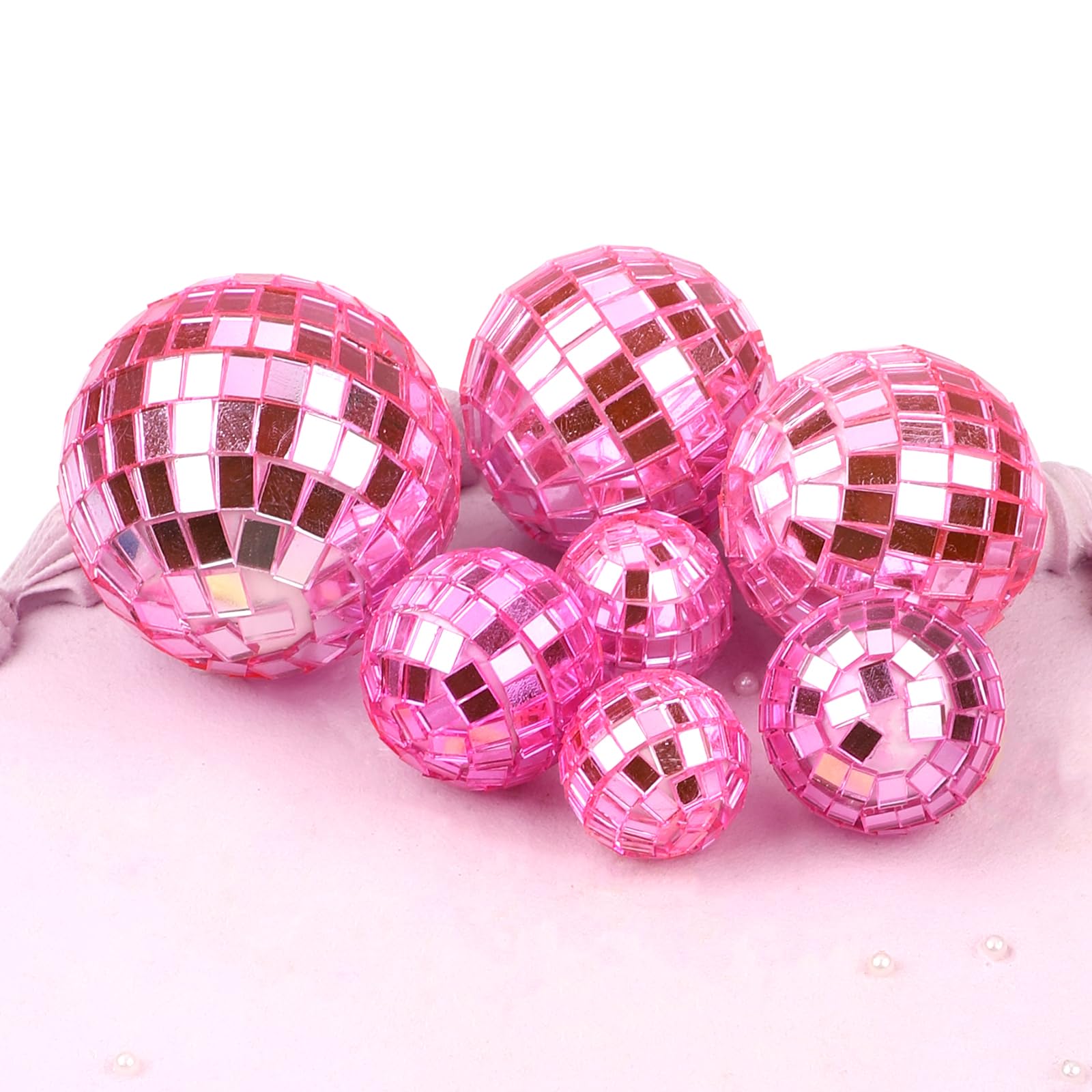 7PCS Disco Ball Cake Topper, Disco Ball Cake Decorations Different Sizes 70s Disco Themed Dance Party Supplies Small Disco Balls For Cake Dessert Accessories Disco Party Ornament P 38995178