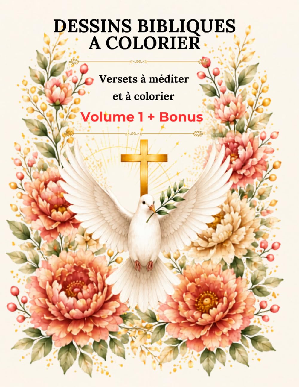 Dessins bibliques à colorier: Versets à méditer et à colorier (Espérance)