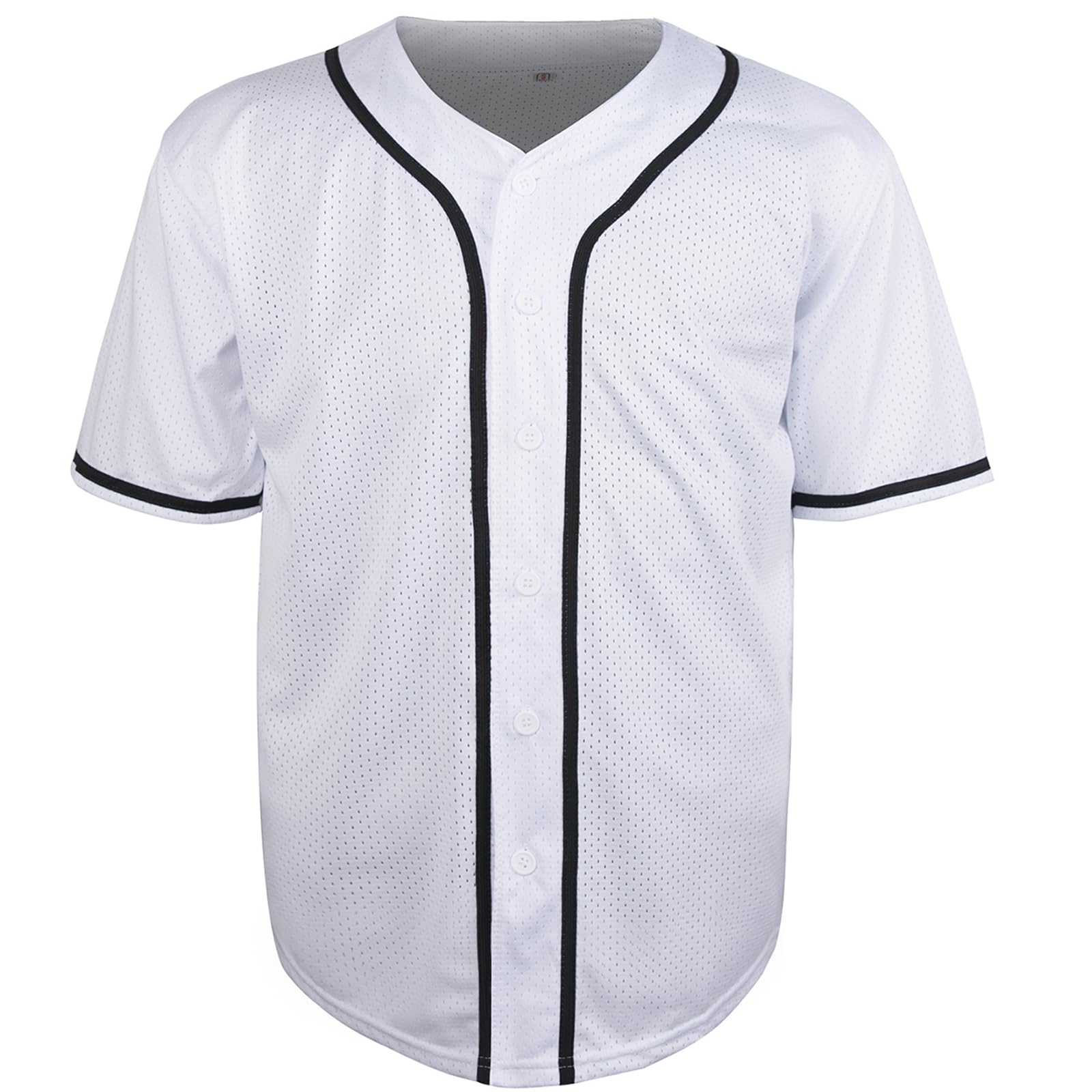 Phoneutrix Blank Plain Hip Hop Hipster Baseball Jersey Button Down Shirts Sports Uniforms Men Women Jersey