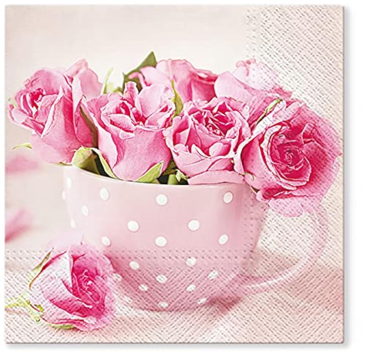 Tete a Tete 3Ply Flowery Tissue Paper Napkins Decoupage Serviettes 33cm x 33cm - 1/4 Folded (Pack of 20) (Botanical Memories) — view 17