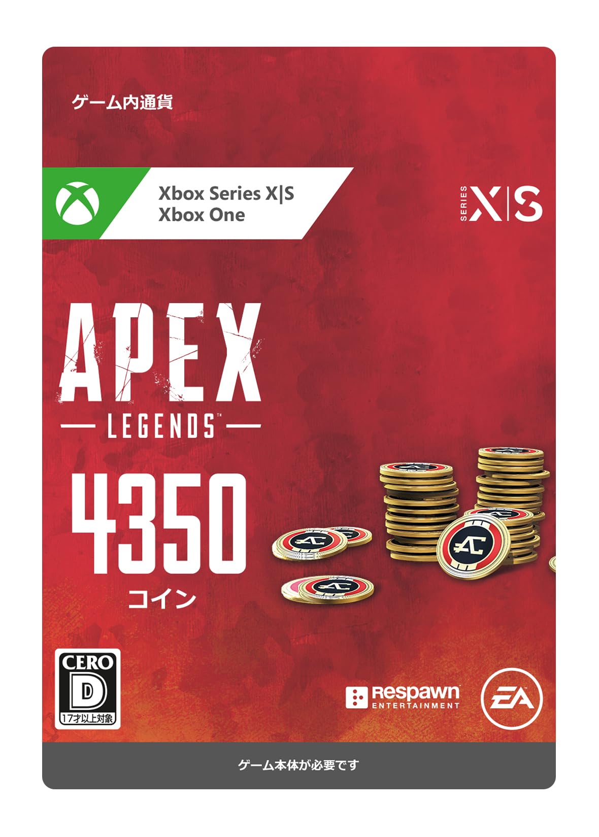 Microsoft/【追加コンテンツ】エーペックスレジェンズ 4000(+350ボーナス)Apexコイン_Xbox SERIES XS Xbox One対応