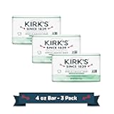 Kirk's Natural Original Coco Castile Soap with Aloe Vera, Pack of 3