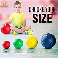 Vista 3 de Pelota de juegos occidentales y Kick Ball, extra suave y flexible, 4 colores, mediana, grande y extragrande, construcción confiable, para niños