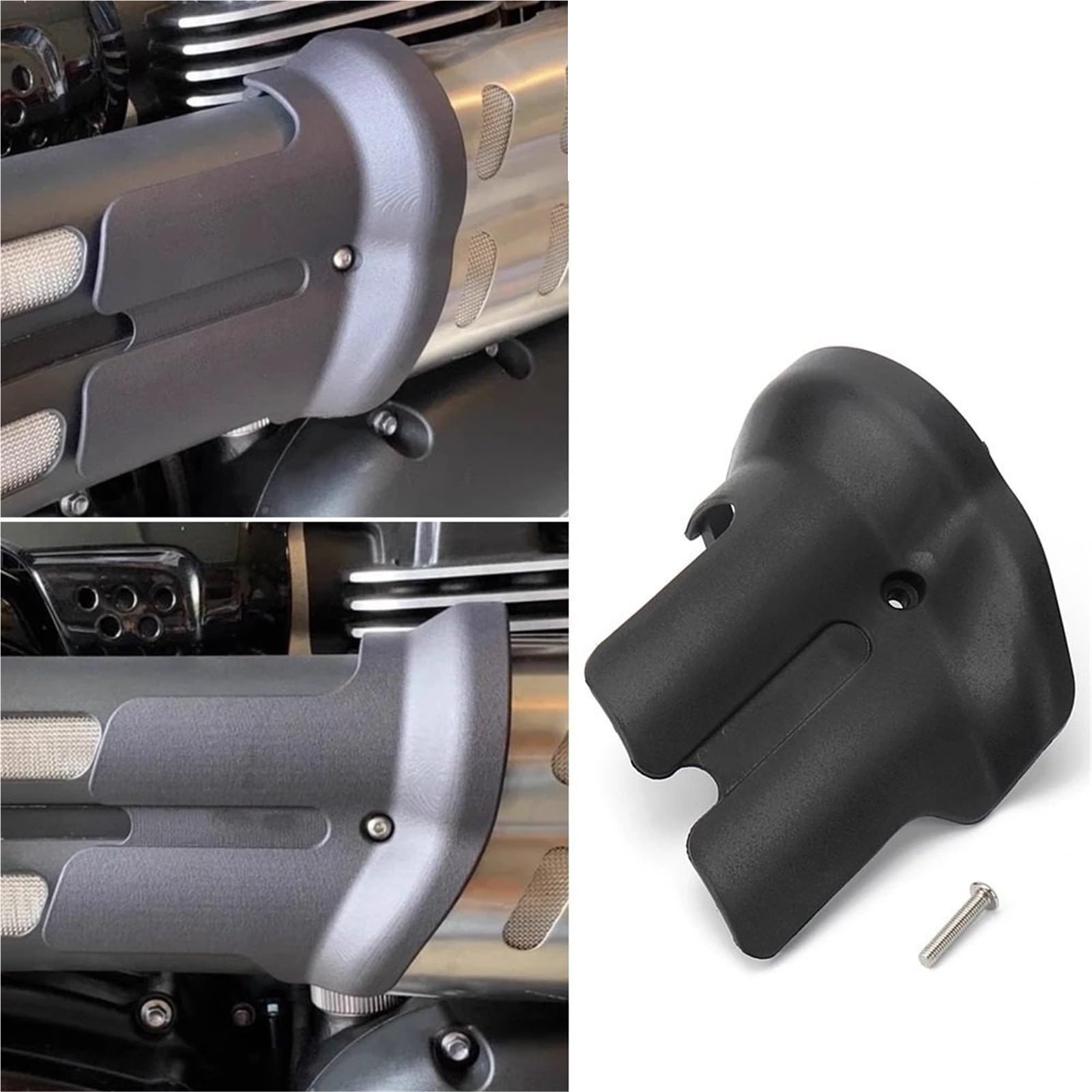 Scudo Termico Accessori per moto adatti per SCRAMBLER Scrambler 1200 Protezione termica Tubo di scarico marmitta curva