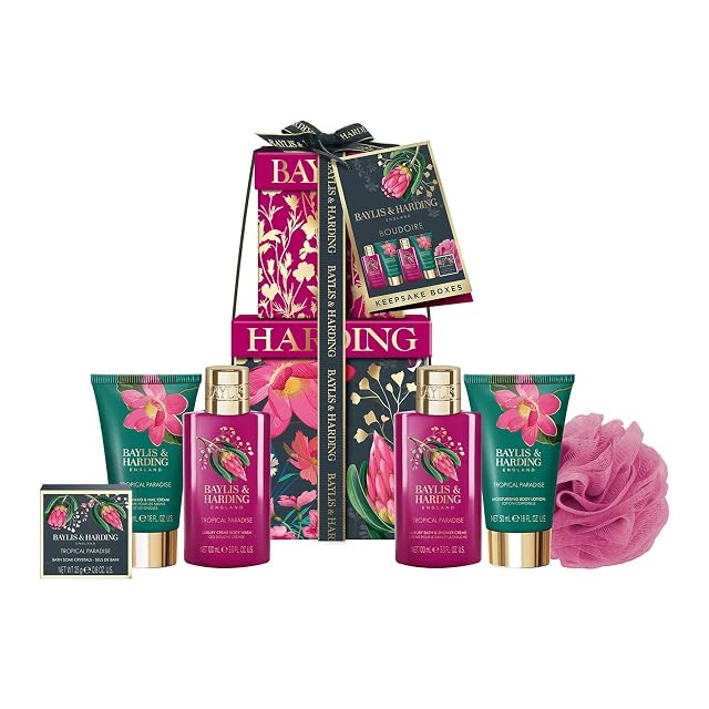 Baylis Harding Boudoire Tropical Paradise Luxury Pamper Present Gift Set - Vegan Friendly