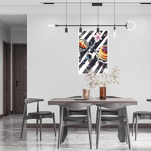 Miniatura 7 de Arte de pared retro para pastelería, cocina, arte de pared retro para café, té, tarta, pan, impresiones estéticas, pintura para el hogar moderno,