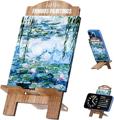 Soporte estético de acrílico para teléfono, soporte artístico de escritorio para teléfonos, tabletas y lectores electrónicos  Regalo resistente,