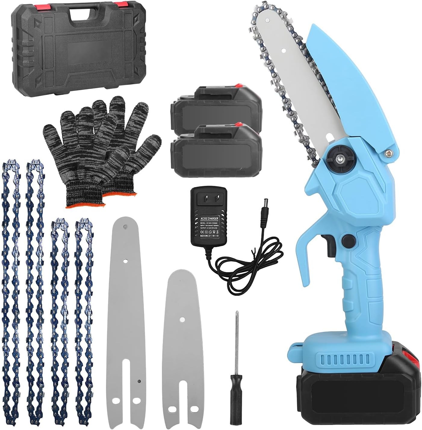 Amazon.com : Electric Mini Chainsaw Portable Handheld Cordless Small ...