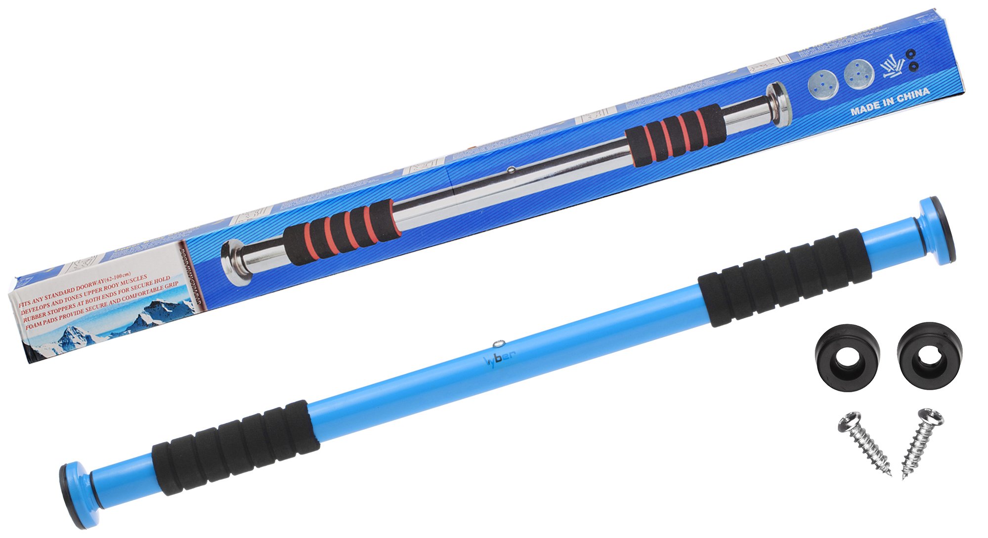 Vyber Deluxe Doorway Chin Up Sit Up Pull-Up Exercise Bar