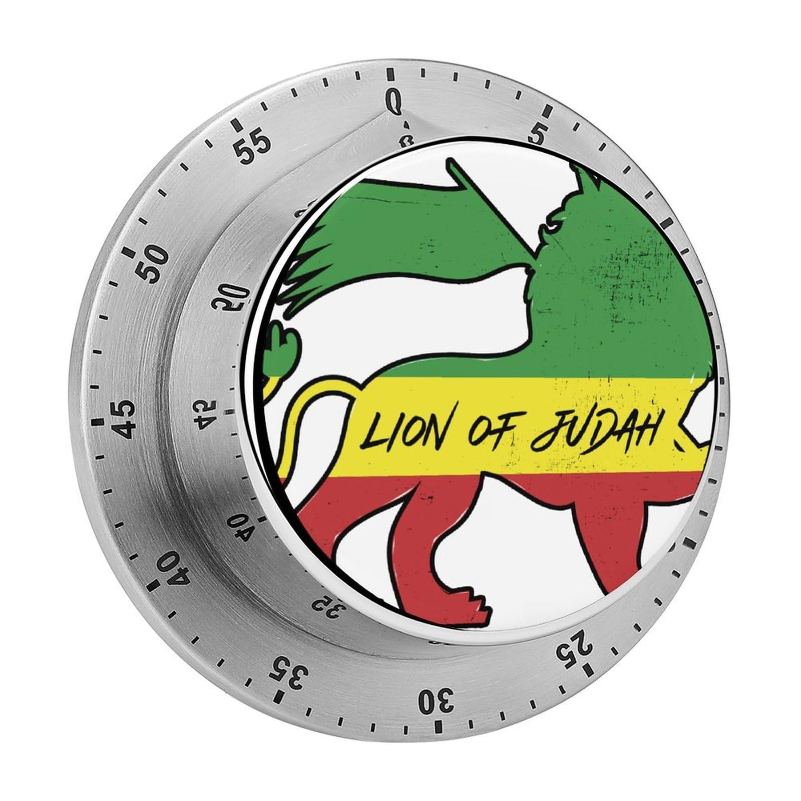 Lion Rasta Reggae Music Jamaica Flag Mechanical Rotary Timer, Used for Daily Timing