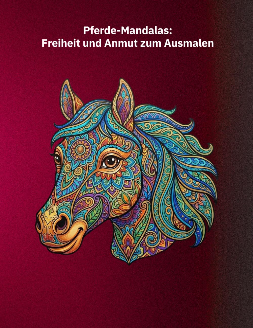 Pferde-Mandalas: Freiheit und Anmut zum Ausmalen