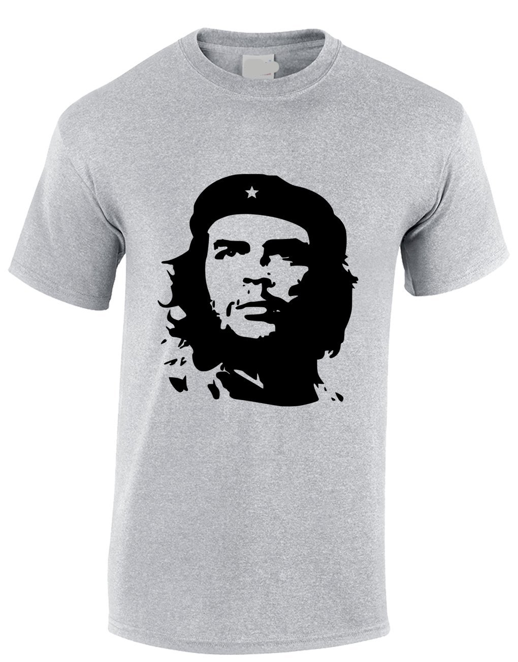 Crown Designs Che Guevara Iconic Image Novelty Gifts for Men & Teenagers T-Shirts Tops - Grey/Large