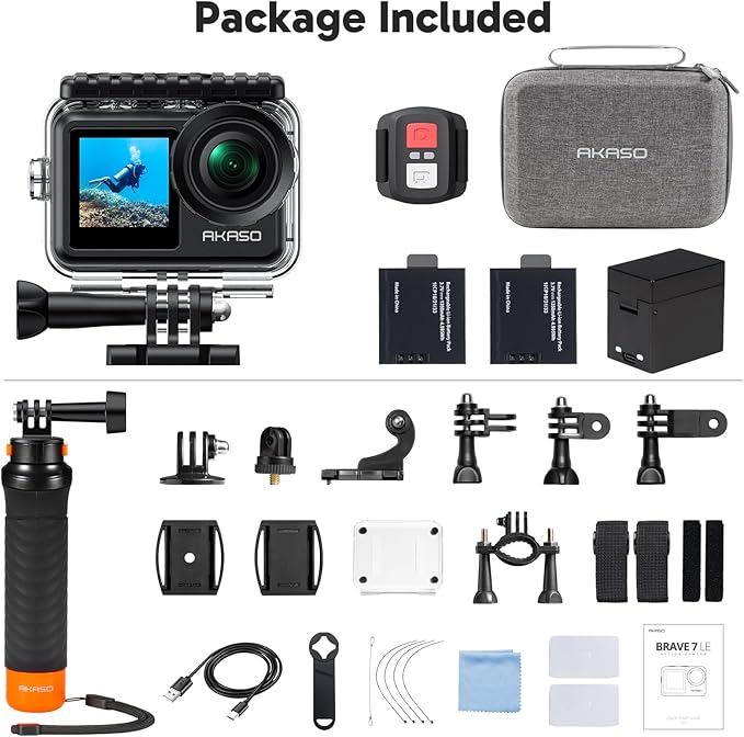 AKASO Brave 7 LE 4K30FPS 20MP WiFi miniatura 9
