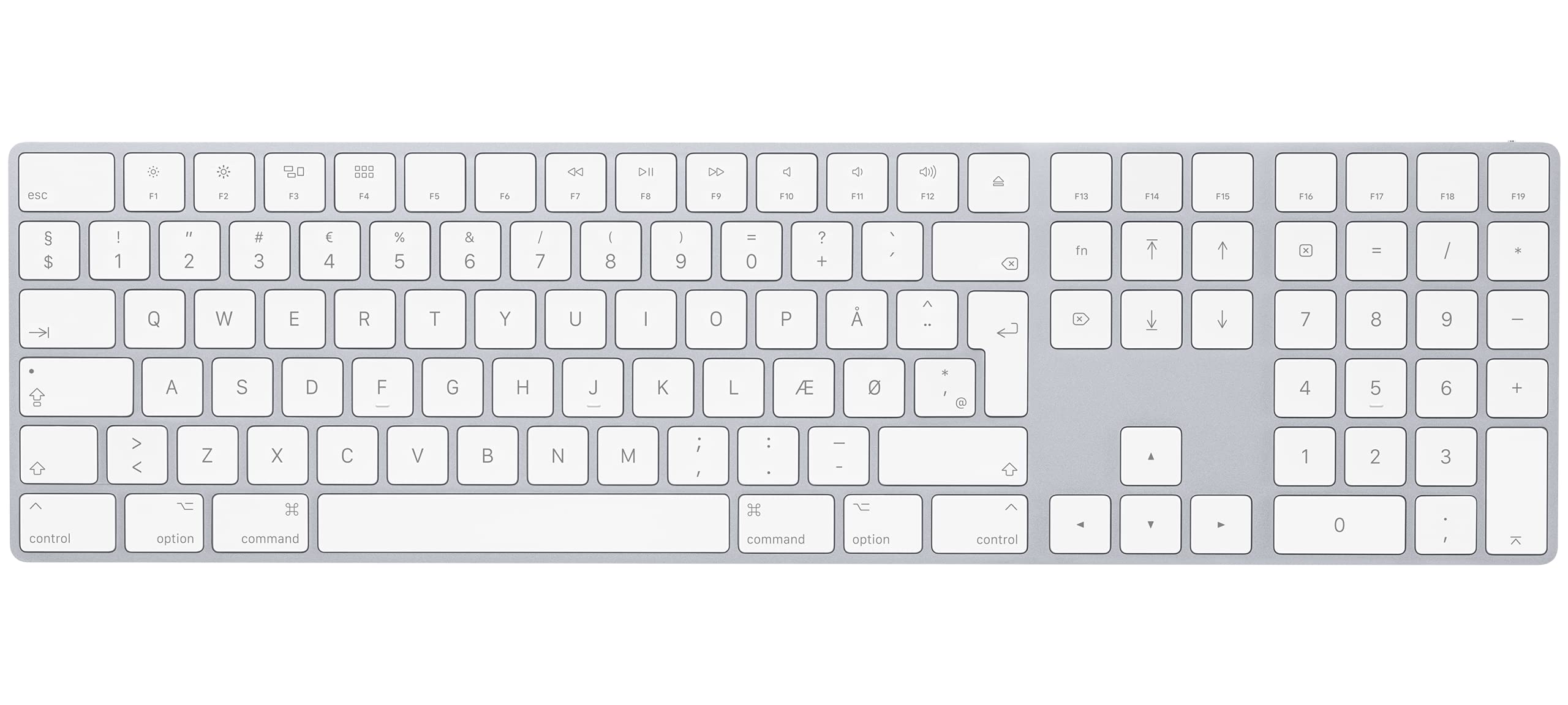 Apple Wireless Keyboard ホワイト Apple Magic Keyboard with Numeric Keypad (Wireless, Rechargable