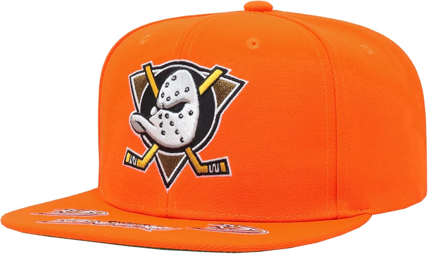 Mitchell & Ness Men's Anaheim Ducks Orange Vintage Trick Snapback Hat