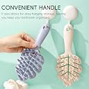Jiffix Silicone Scalp Massager Brush for Shampoo – Hair Growth, Anti-Dandruff, Deep Cleansing, Stress Relief, Shower Head Massage Comb for Men & Women gallery image
