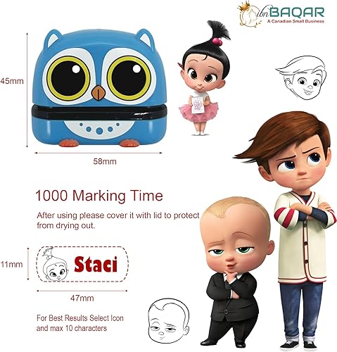 Miniatura 2 de Sello con nombre para ropa para niños, sellos para niños, etiquetas de ropa para niños, el sello de nombre personalizado, sellos de nombre para ropa