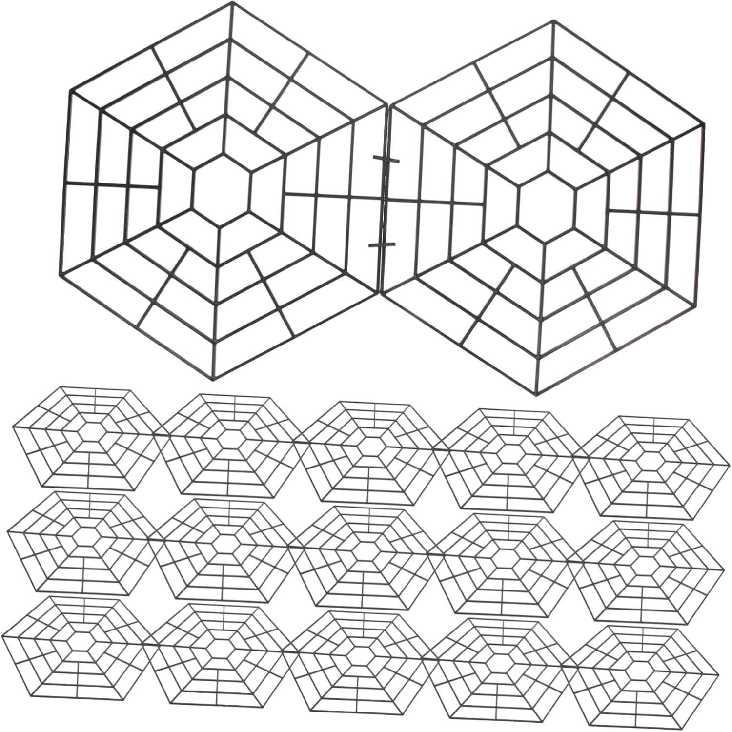 30pcs Pond Fish Guard Protector Plastic Floating Net Cover Outdoor Pond Net