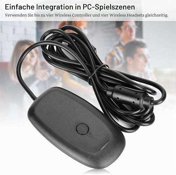Wireless Gaming Controller Adapter Console PC Receiver Xbox Wireless Adapter for Microsoft Xbox 360 Desktop Laptop
